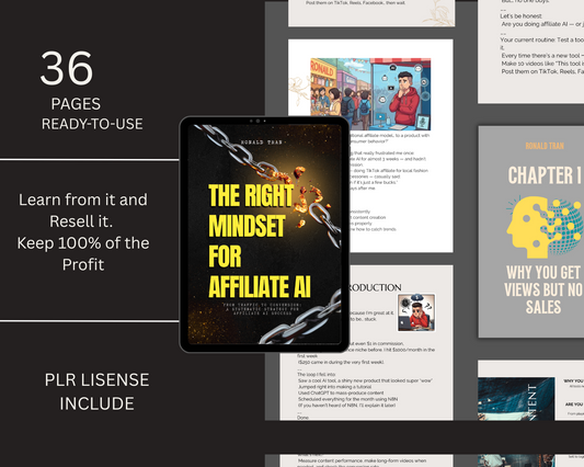 THE RIGHT MINDSET FOR AFFILIATE AI