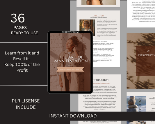 A PLR The Art of Manifestation